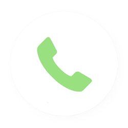 Telefon-Icon - ein grüner Höhrer auf weißem Grund